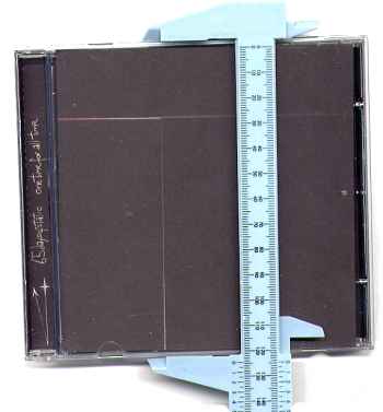 the cd in a vernier caliper